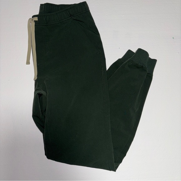 Figs Pants - Figs Technical Selection Green Jogger Scrub Pants Adjustable Drawstring